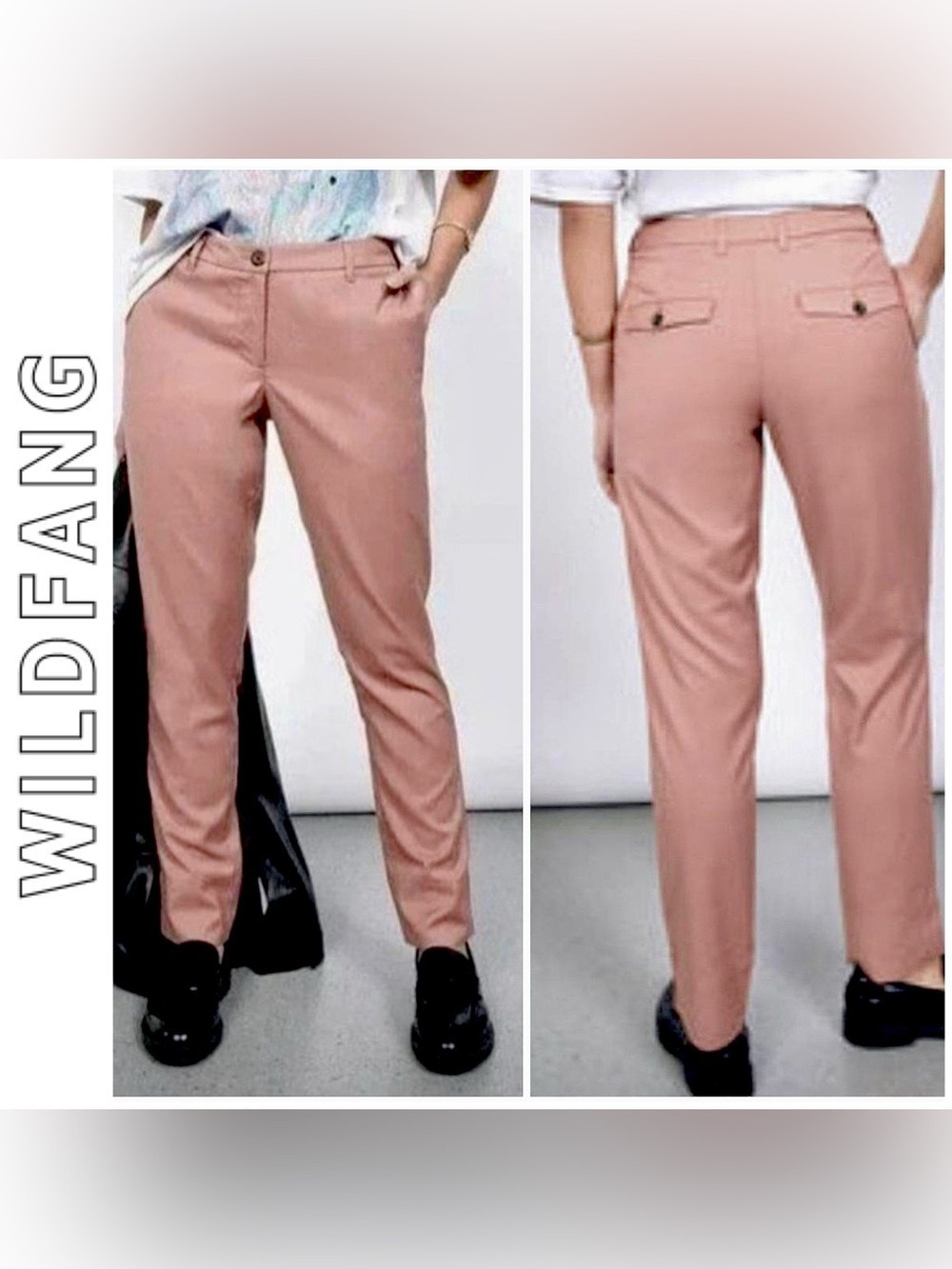 Wildfang Rose-Brown trousers